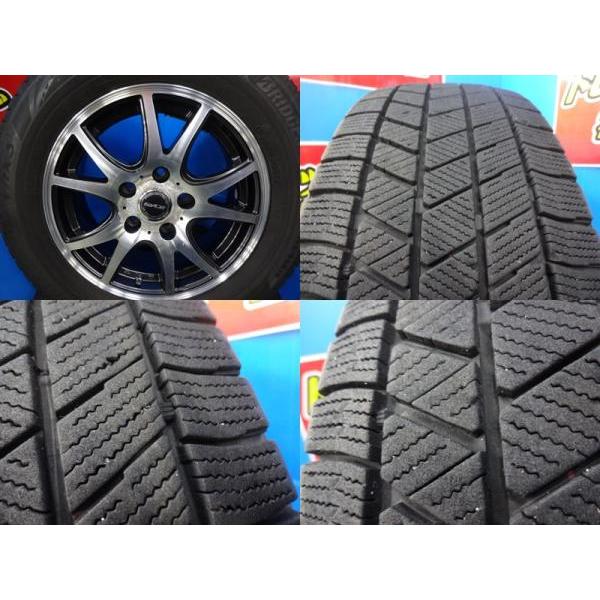 BRIDGESTONE（ブリヂストン） 送料無料 中古 スタッドレスタイヤ VRX3 