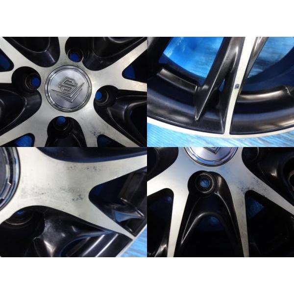 送料無料 中古アルミホイール 4本 シュタイナーTX5 16-6.0J IS43 4H 