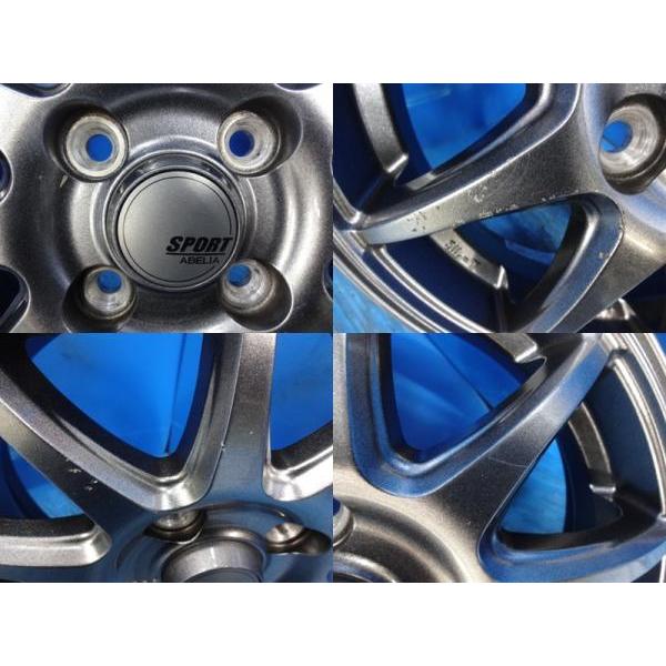 送料無料 中古 アルミホイール 4本 SPORT ABELIA スポルトアベリア 13