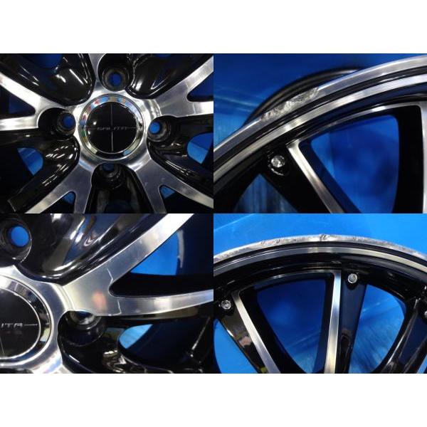 送料無料 中古アルミホイール 4本 TOPY SALITA サリタ 17-6.5 IS53