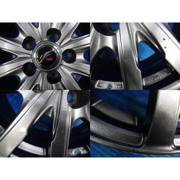 送料無料 中古アルミホイール 4本 Fang ファング 16-6.5J IS47 5H