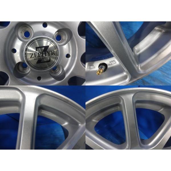 送料無料 中古アルミホイール 4本 ZEPHYR ゼファー 14-5.5J IS45 4H 