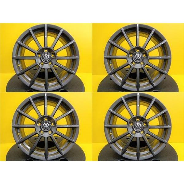 中古 ホイール 4本セット VW フォルクスワーゲン ゴルフ7純正 OP