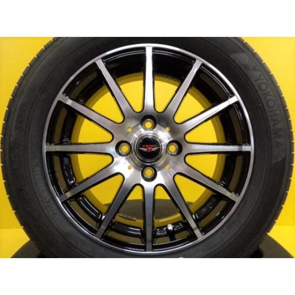 中古 タイヤホイール 4本セット TEAD 15インチ + ヨコハマ ECOS ES31 