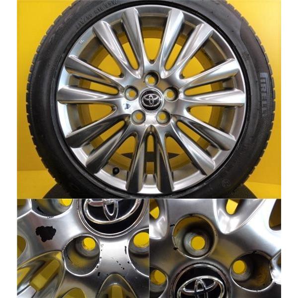 中古 タイヤホイール 4本セット トヨタ ハリアー純正 18インチ + 
