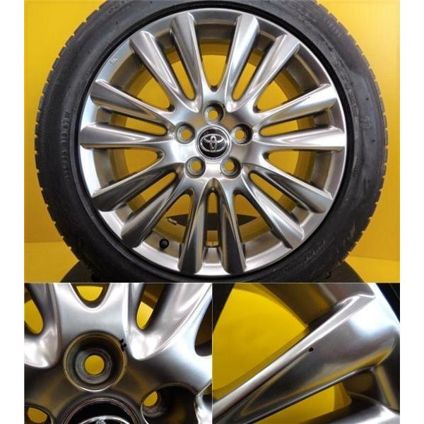 PIRELLI 中古 タイヤホイール 4本セット トヨタ ハリアー純正 18インチ 