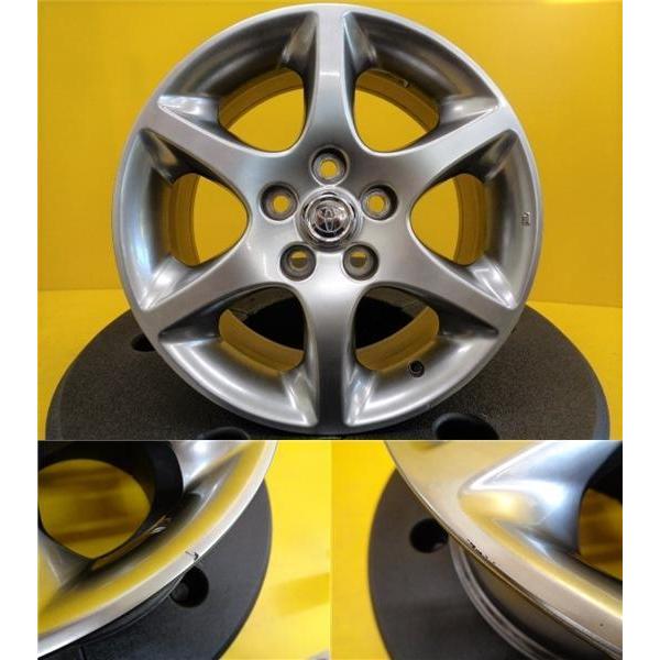 ②トヨタ純正 アルミホイール 4本セット 5穴　アリスト　14〜16インチ 中古ホイール 4本セット トヨタ 160系 アリスト 純正 16インチ 7.5J +