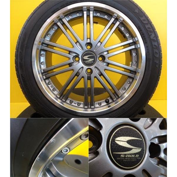 DUNLOP（ダンロップ） 中古 タイヤホイール 4本セット S-HOLD 16インチ 