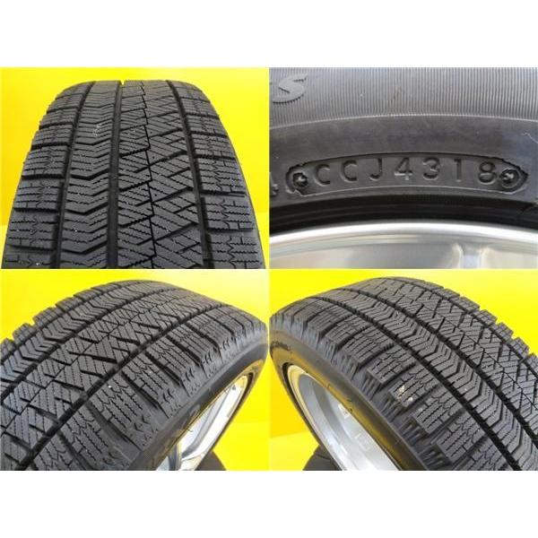 中古 冬 タイヤホイール 4本セット ECOFORME 17インチ + ブリヂストン 