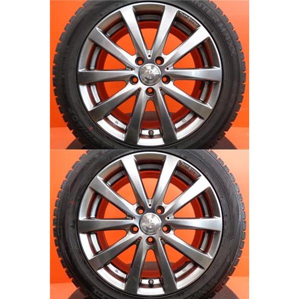 ベンツ Eクラス W212 冬タイヤ ダンロップ ウィンターマックス WM02 245/45R17 2016年製 Sparco 17インチ 5H-112 中古 4本セット｜tire-shop-tread｜03