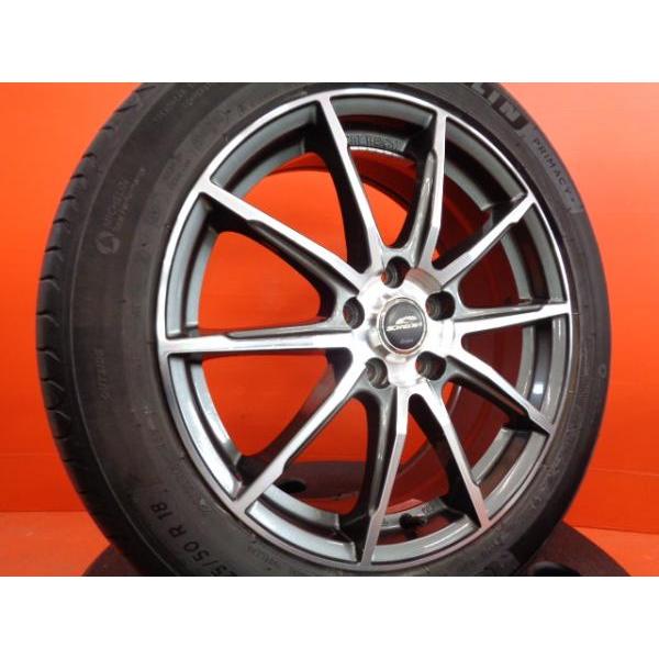 ヴェゼル オデッセイ 中古 シュナイダー 18インチ ミシュラン プライマシー4 225/50R18 2021年製 4本セット 夏タイヤ ホンダ VEZEL｜tire-shop-tread｜06