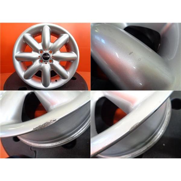中古ホイール 4本 BMW MINI純正 17インチ 7.0J +48 4H-100 ハブ 中古ホイール 4本 BMW MINI純正 17インチ 7.0J +48 4H-100 ハブ