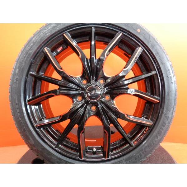 ノア ヴォクシー 中古 レオニス LV 18インチ 新品 ピレリ DRAGONSPORT 215/45R18 2023年製 4本セット 夏タイヤ ステップワゴン｜tire-shop-tread｜04