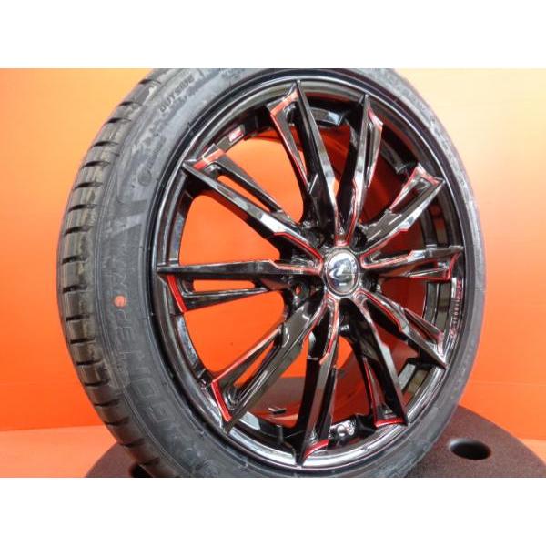 ノア ヴォクシー 中古 レオニス GX 18インチ 新品 ピレリ DRAGONSPORT 215/45R18 2023年製 4本セット 夏タイヤ ステップワゴン｜tire-shop-tread｜06