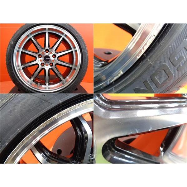 ノア ヴォクシー 中古 FIREBALL RR 18インチ 新品 ピレリ DRAGONSPORT 215/45R18 2023年製 4本セット 夏タイヤ 深リム 5次元｜tire-shop-tread｜03