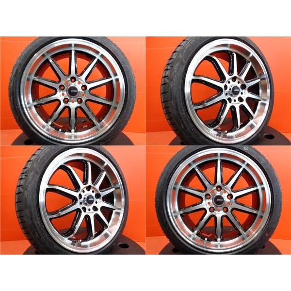 ノア ヴォクシー 中古 FIREBALL RR 18インチ 新品 ピレリ DRAGONSPORT 215/45R18 2023年製 4本セット 夏タイヤ 深リム 5次元｜tire-shop-tread｜10