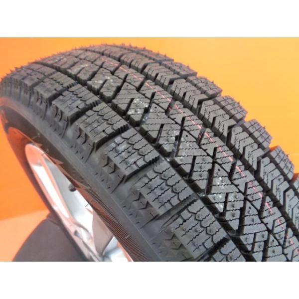 タント ムーヴ 冬タイヤ 新品 ブリヂストン ブリザックVRX2 155/65R14 2023年製 中古 ダイハツ純正 14インチ 4本セット ミラ ウェイク｜tire-shop-tread｜09