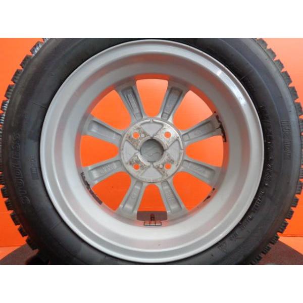 スペーシア 冬タイヤ 新品 ブリヂストン ブリザックVRX2 155/65R14 2023年製 中古 スズキ純正 14インチ 4本セット ラパン アルト｜tire-shop-tread｜05