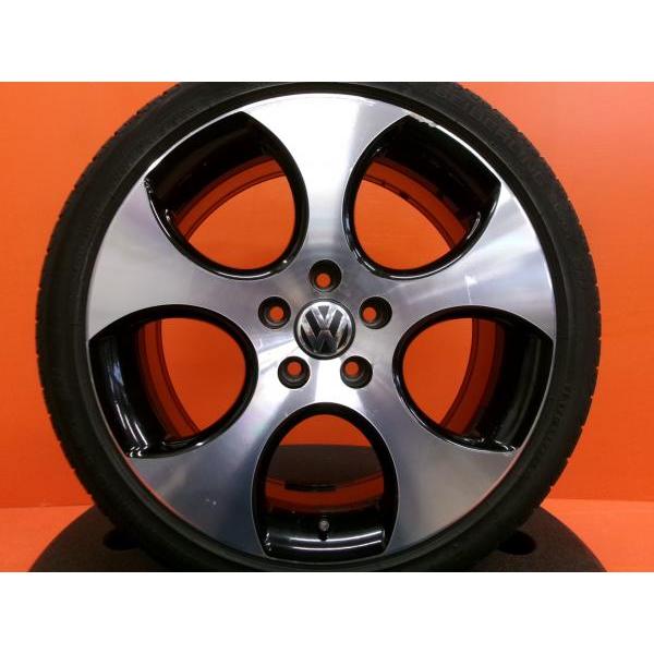 訳アリ 中古 VW ゴルフVI GTi 純正 18インチ 5H-112 SL201 225 訳アリ 中古 VW ゴルフVI GTi 純正 18インチ 5H-112 SL201 225