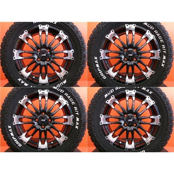 ライズ ロッキー MAD CROSS WOLF 16インチ 4H-100 GRIPMAX MUD ライズ ロッキー MAD CROSS WOLF 16インチ 4H-100 GRIPMAX MUD