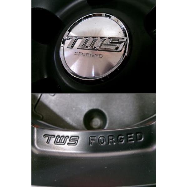 中古ホイール 4本 TWS Exlete 107M MONOBLOCK 20インチ 8.5J +30