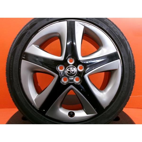 ◾️美品◾️トヨタ50後期純正プリウスAツーリング　ホイールタイヤ215/45R17 50系プリウス 後期 Aツーリング専用17インチ 純ベタ 新品
