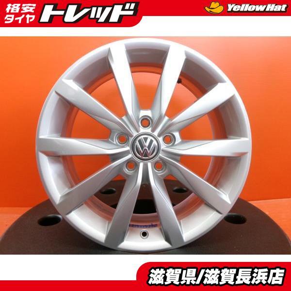 中古ホイール 4本 フォルクスワーゲン ゴルフ7 純正アルミ 17インチ 7J