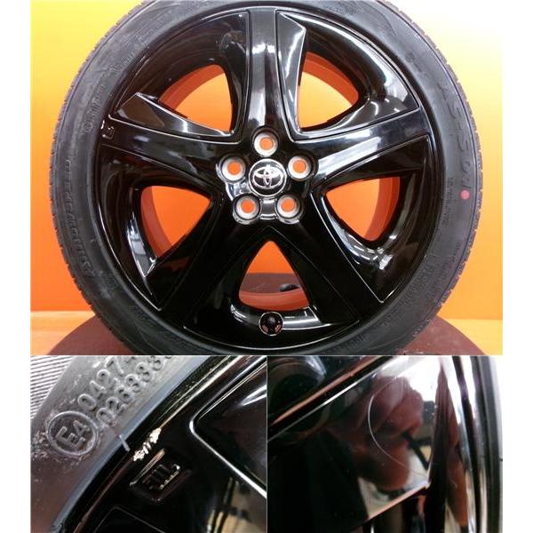 プリウス 夏タイヤ 中古 トヨタ 50系 ツーリング 純正 17インチ 新品