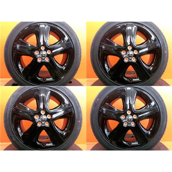 プリウス純正　カスタムブラックエディション　215/45R17　新品タイヤ プリウス 夏タイヤ 中古 トヨタ 50系 ツーリング 純正 17インチ 新品