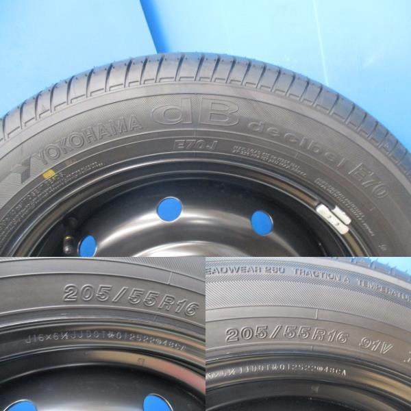 ヨコハマタイヤ 4本 新車外し トヨタ GR 86 RC ZN8 純正 16 ヨコハマタイヤ 4本 新車外し トヨタ GR 86 RC ZN8 純正 16