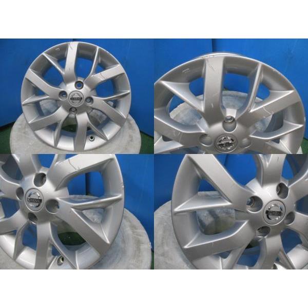 4本 中古 NISSAN 日産 ノート 純正 アルミホイール 15インチ 5.5J +40 