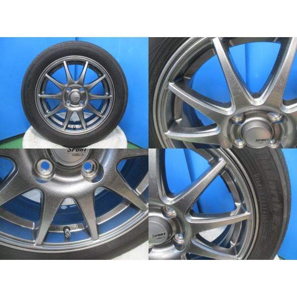 ヨコハマタイヤ 4本 中古 2021年製 SPORT ABELIA アルミホイール ヨコハマタイヤ 4本 中古 2021年製 SPORT ABELIA アルミホイール