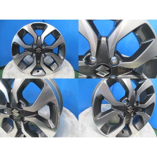 4本 中古 スズキ ソリオ バンディット 純正 アルミホイール 15 4本 中古 スズキ ソリオ バンディット 純正 アルミホイール 15