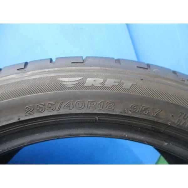 2本 中古 2015年製 BMW認証タイヤ ブリヂストン ポテンザ POTENZA S001 サマータイヤ RFT 255/40R18 95Y｜tire-shop-tread｜08