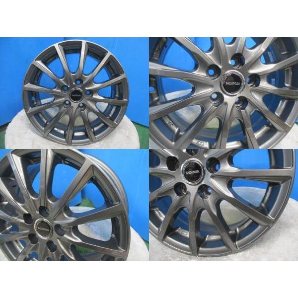 15インチ 6J 43 5×100 アルミホイール 4本セットBALMINUM 4本 良品 ブリヂストン BRIDGESTONE BALMINUM 15インチ 6J +43 5H 100