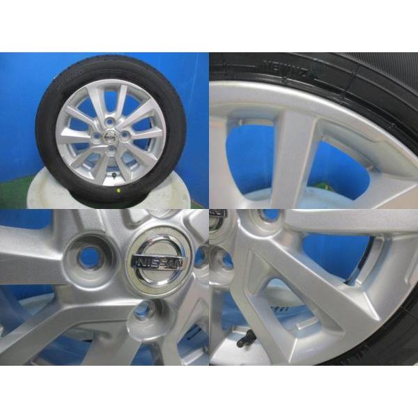 4本 新品 タイヤ 2023年製 ブリヂストン NEWNO 155/65R14 アルミホイール 14インチ 4.5J +45 100 4H 軽自動車 デイズ ルークス eKクロス｜tire-shop-tread｜03