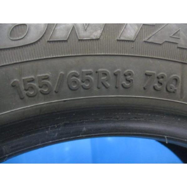 4本 バリ山!! 2022年製 中古 スタッドレス タイヤ ice FRONTAGE 155/65R13 73Q 軽自動車 オッティ モコ ルークス ゼスト ライフ｜tire-shop-tread｜07