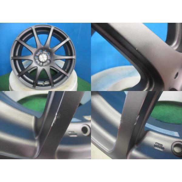 4本 中古 BADX LOXARNY SPORT RS-10 アルミホイール 17インチ 7J