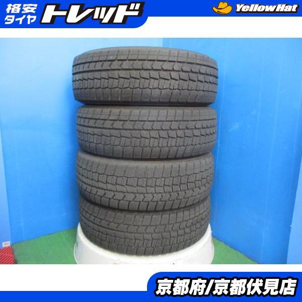 DUNLOP 4本 バリ山!! 2022年製 中古 スタッドレス タイヤ ダンロップ 