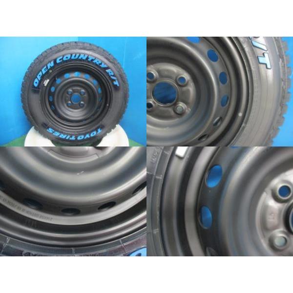 165/80R14 オープンカントリーほぼ新品未使用　スチールホイール 165/80R14 オープンカントリーほぼ新品未使用 スチールホイール