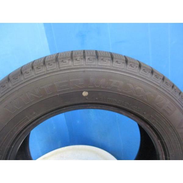 ①ダンロップ WM03 205/65R16 4本 バリ溝 2022年製 送料込み DUNLOP 4本 バリ山!! 2023年製 中古 スタッドレス タイヤ