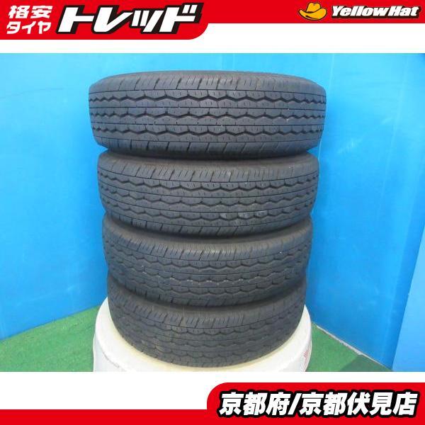 4本 バリ山 2021年製 中古 夏 サマータイヤ ブリヂストン RD-613 STEEL