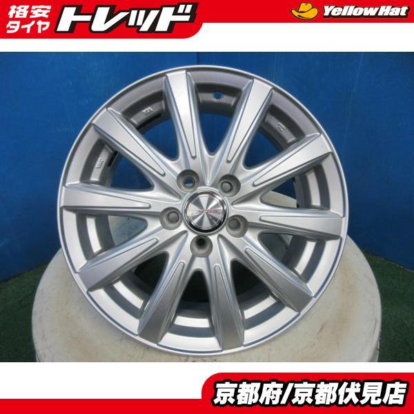 4本 中古 Weds JOKER アルミホイール 15インチ 6J +43 100 5H 30系