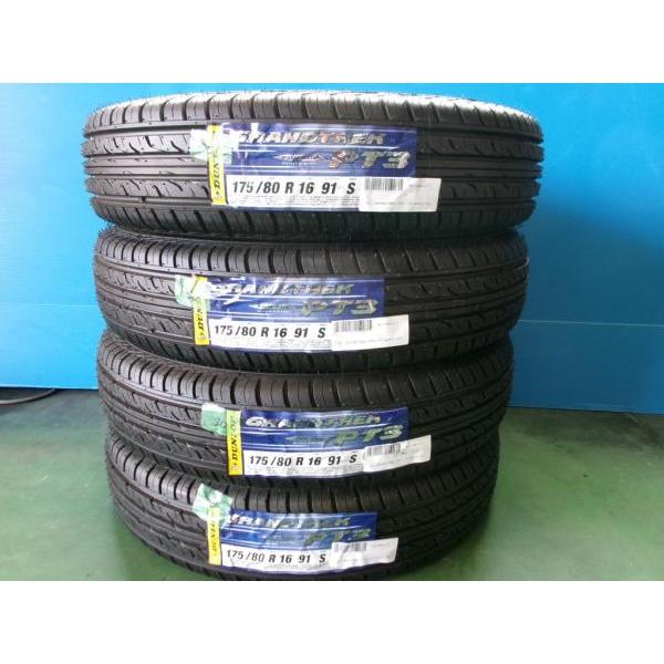 DUNLOP（ダンロップ） 4本セット 175/80R16 グラントレック PT3