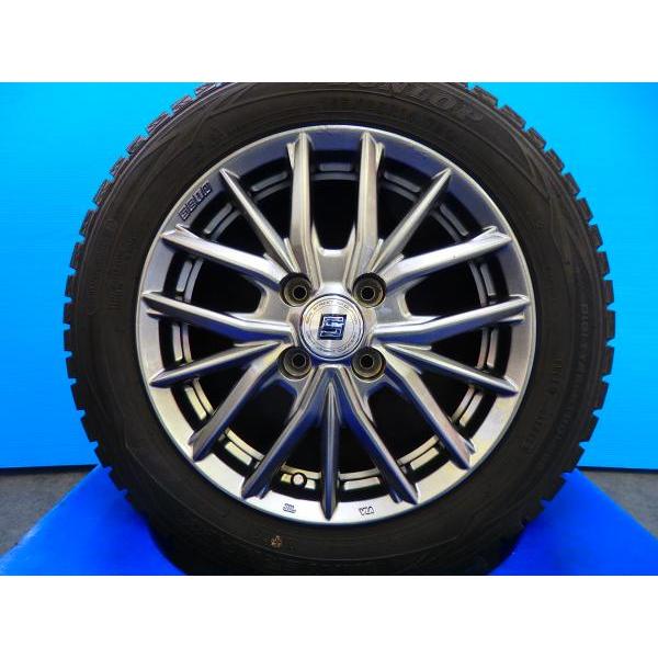 【タンク・ルーミーに】国産 深溝 DUNLOP WINTERMAXX WM02【165/65R14 79Q】共豊 SEINアルミセット ジャスティ トール パッソ ブーン｜tire-shop-tread｜02