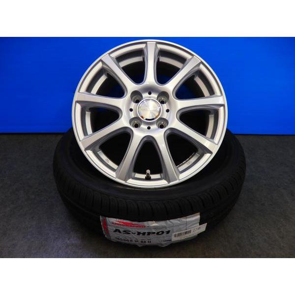 PCD100/4H】新品タイヤ 新品アルミセット【185/60R15 84H】DUNLOP 