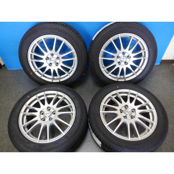 PCD100/5H】2024年製 新品タイヤ【205/55R16 94W XL】美品ホイール【16  