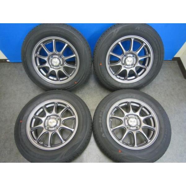 2025年製】新品タイヤ【175/70R14 84T】美品ホイール【14インチ 5.5J +