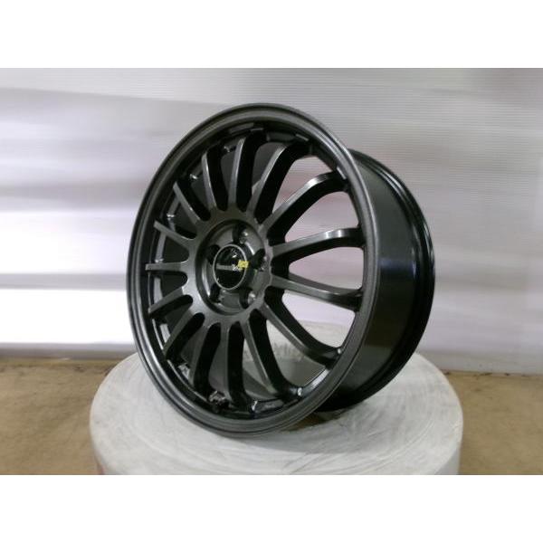 4本 新品 17インチ7J +45 5H 5穴 PCD 100 アルミホイール単品 プリウス