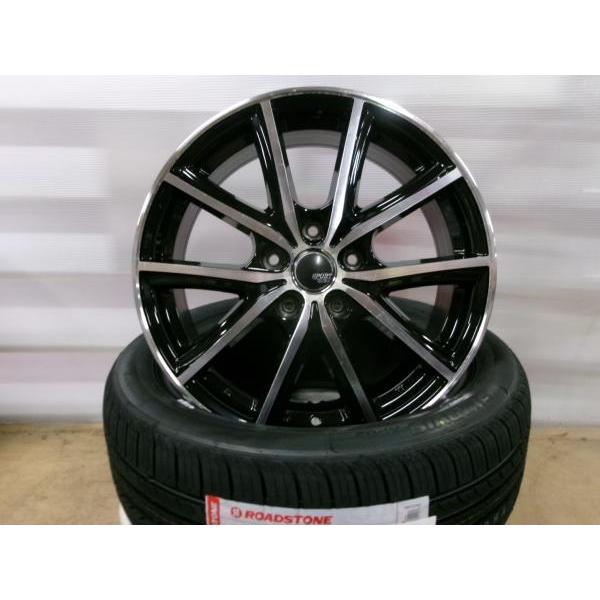 ホンダ RK系 RP系 ステップワゴンスパーダ 4本 黒 17インチ5H 5穴 PCD